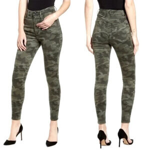 Good American Green Skinny Jeans High-Waisted Stretch